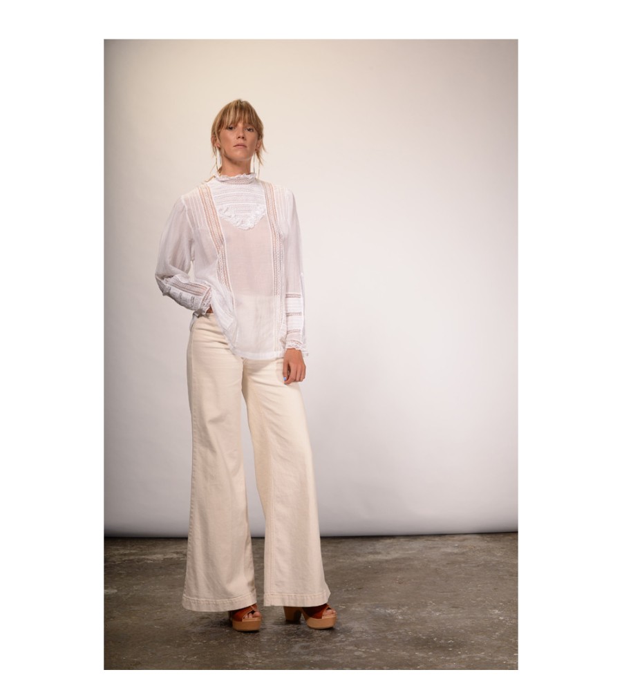 Winter Archives V.De.Vinster | Lily White Silk Embroideries Blouse