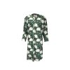 Winter Archives V.De.Vinster | Flower Green Print Tunic Blouse