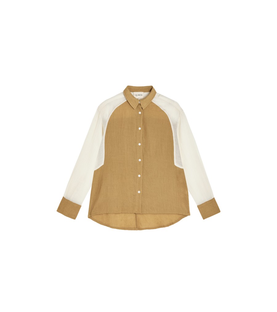 New Fall Winter Collection V.De.Vinster | Celine Kaki Wool Shirt