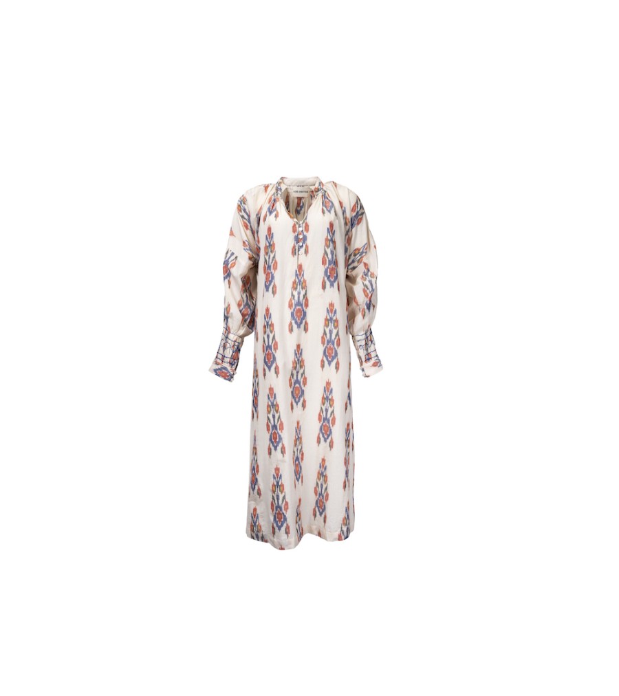 Winter Archives V.De.Vinster | Ikat Cream Print Dress