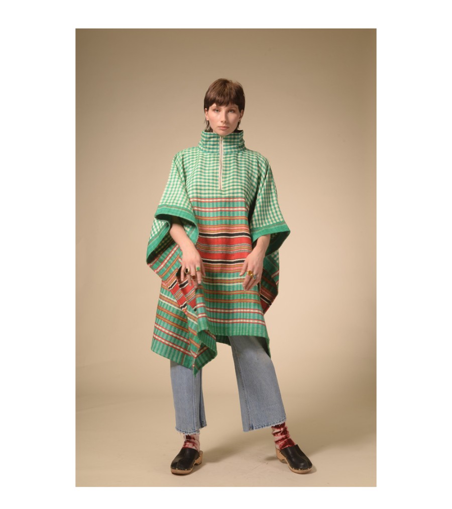 Summer Archives V.De.Vinster | Cape Zippee Tartan Vert Green Pattu