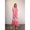 Winter Archives V.De.Vinster | Mulberry Pink Tie And Dye Silk Long Dress