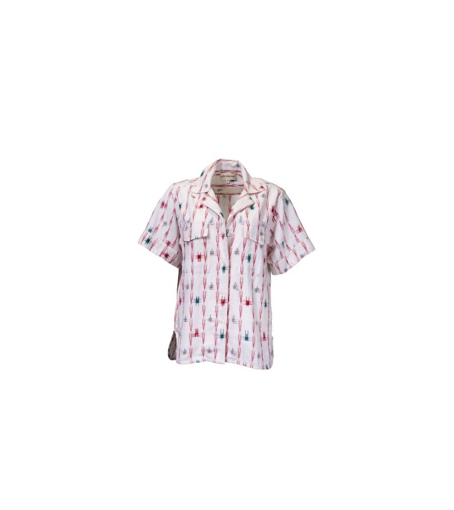 Winter Archives V.De.Vinster | Ganesh Cross Print Shirt With Short Sleeves