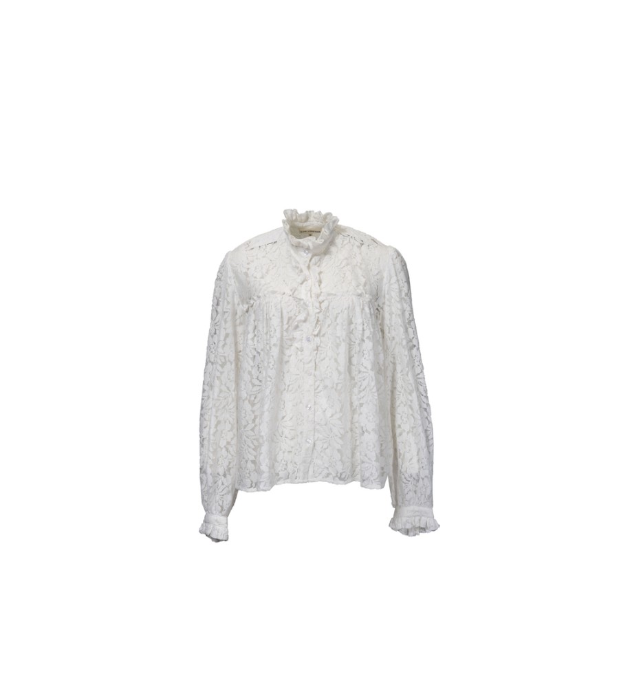 Winter Archives V.De.Vinster | Poja White Lace Blouse