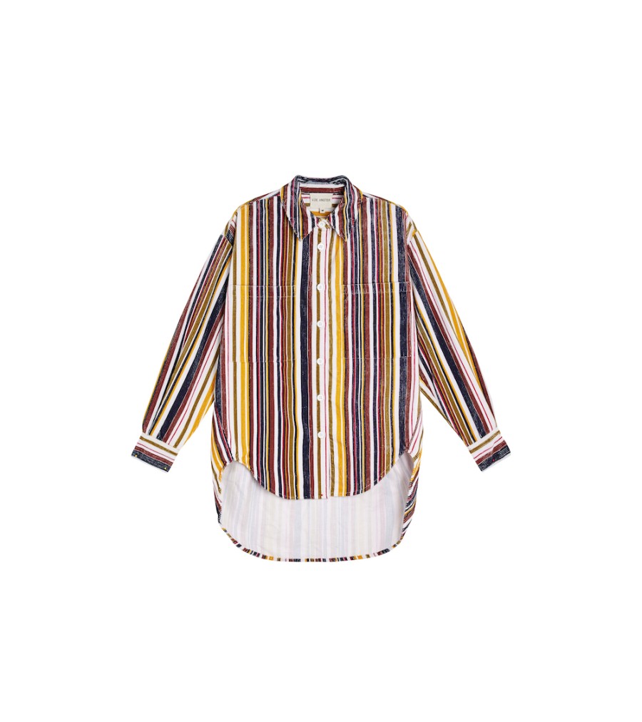 New Fall Winter Collection V.De.Vinster | Corduroy Brown Striped Velvet Overshirt