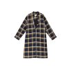 New Fall Winter Collection V.De.Vinster | Fringed Black Tartan Coat