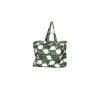 Winter Archives V.De.Vinster | Green Flower Print Tote Bag