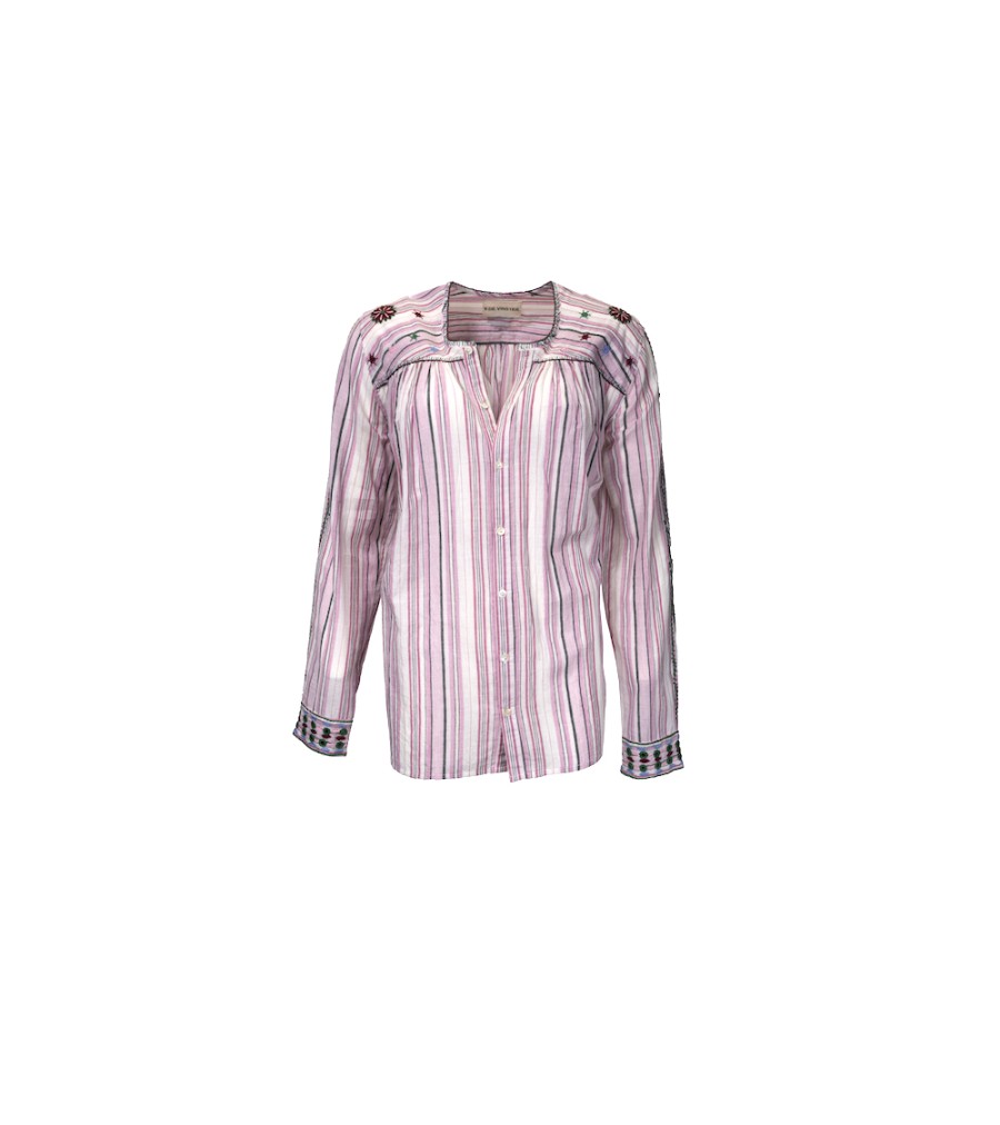 Winter Archives V.De.Vinster | Mexican Pink Embroideries Shirt