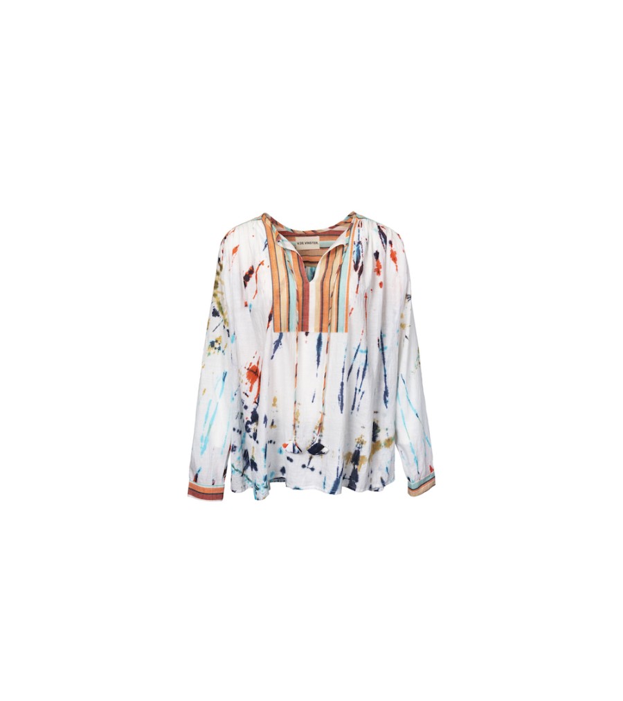 Winter Archives V.De.Vinster | Multicolor Tie And Dye Blouse